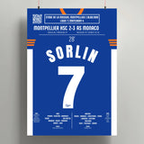 Poster du but d’Olivier Sorlin – Montpellier vs Monaco 1999 - Legendary Goals