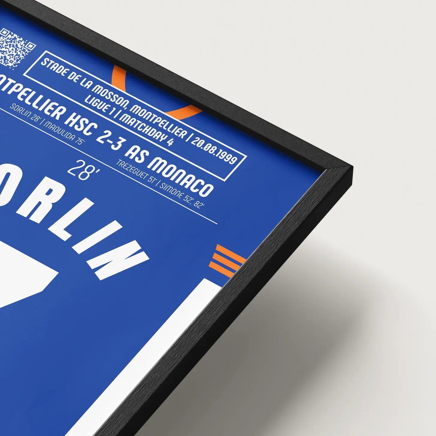 Poster du but d’Olivier Sorlin – Montpellier vs Monaco 1999 - Legendary Goals