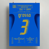 Poster du penalty de Fabio Grosso – Italie vs France 2006 - Legendary Goals