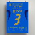 Poster du penalty de Fabio Grosso – Italie vs France 2006 - Legendary Goals