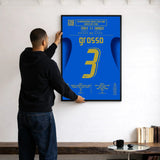 Poster du penalty de Fabio Grosso – Italie vs France 2006 - Legendary Goals