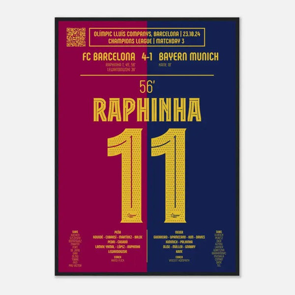Raphinha 2024 : But Iconique contre le Bayern Munich - Legendary Goals