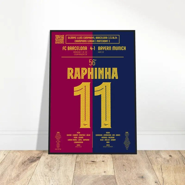 Raphinha 2024 : But Iconique contre le Bayern Munich - Legendary Goals