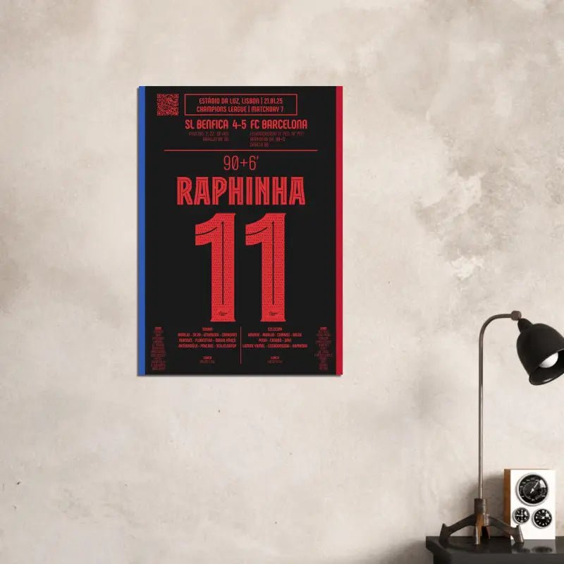 Raphinha 2025 : But Décisif contre Benfica - Legendary Goals