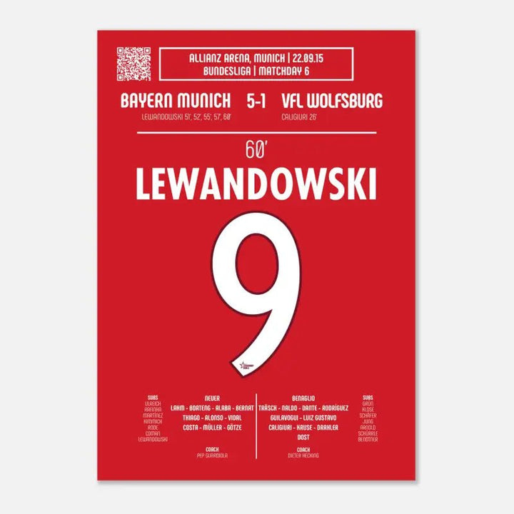 Robert Lewandowski: Un gol emblemático contra Wolfsburg • Bayern de Múnich 2015 - Legendary Goals
