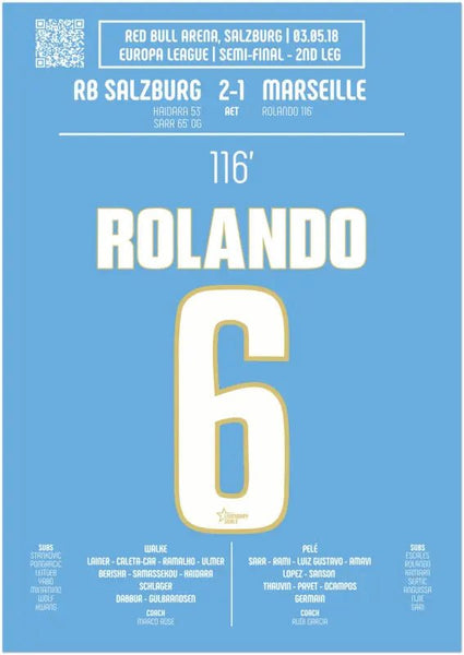 Rolando 2018 : But Décisif contre Salzbourg - Legendary Goals