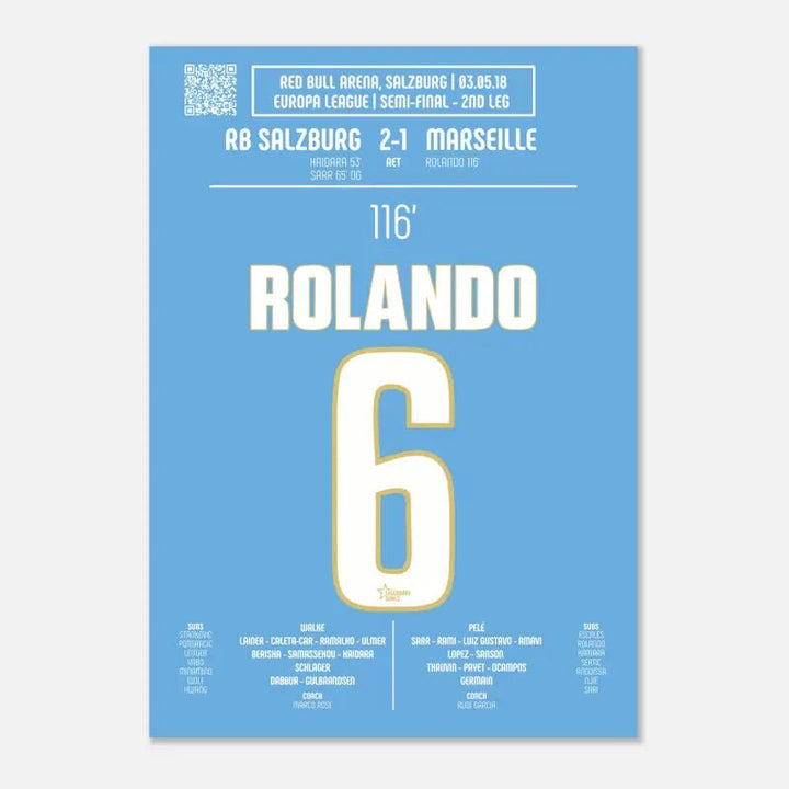 Rolando 2018: Gol Decisivo contra Salzburgo - Legendary Goals