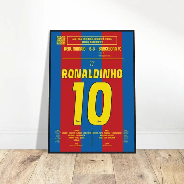 Ronaldinho : But emblématique contre le Real Madrid – Barcelone 2005 - Legendary Goals