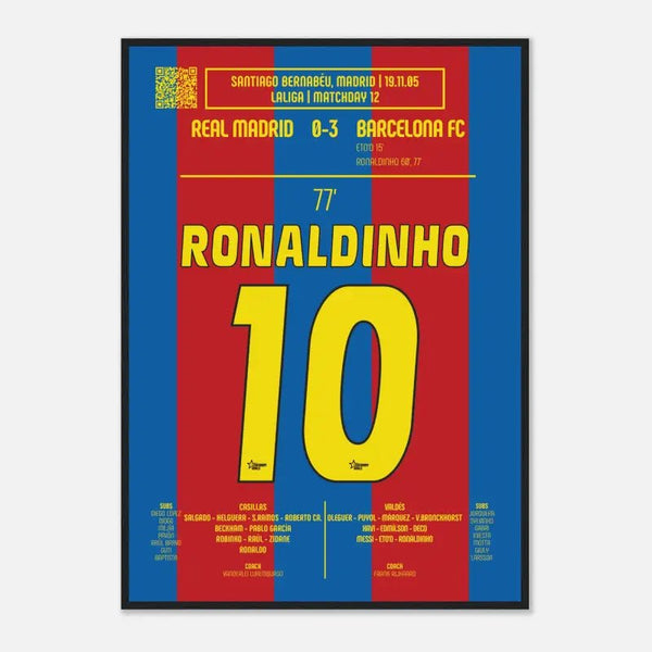 Ronaldinho : But emblématique contre le Real Madrid – Barcelone 2005 - Legendary Goals