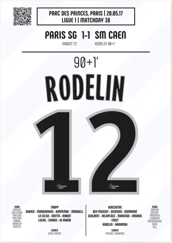Ronny Rodelin 2017 : But Sauveur contre le PSG - Legendary Goals