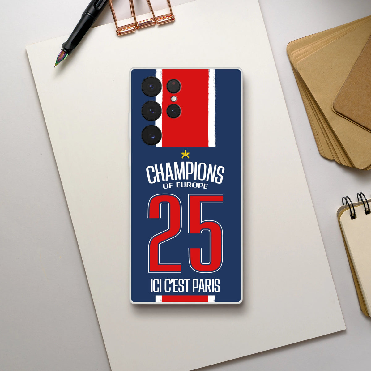 [SAMSUNG] Coque iPhone PSG – La Victoire en Ligue des Champions - Legendary Goals