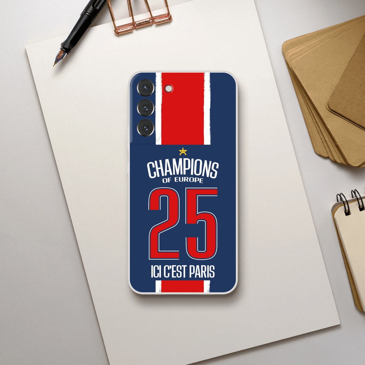 [SAMSUNG] Coque iPhone PSG – La Victoire en Ligue des Champions - Legendary Goals