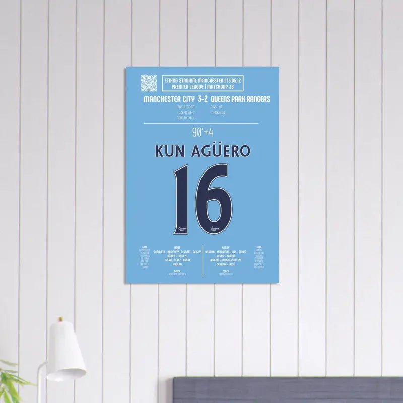 Sergio Agüero : But Décisif contre QPR – Manchester City 2012 - Legendary Goals