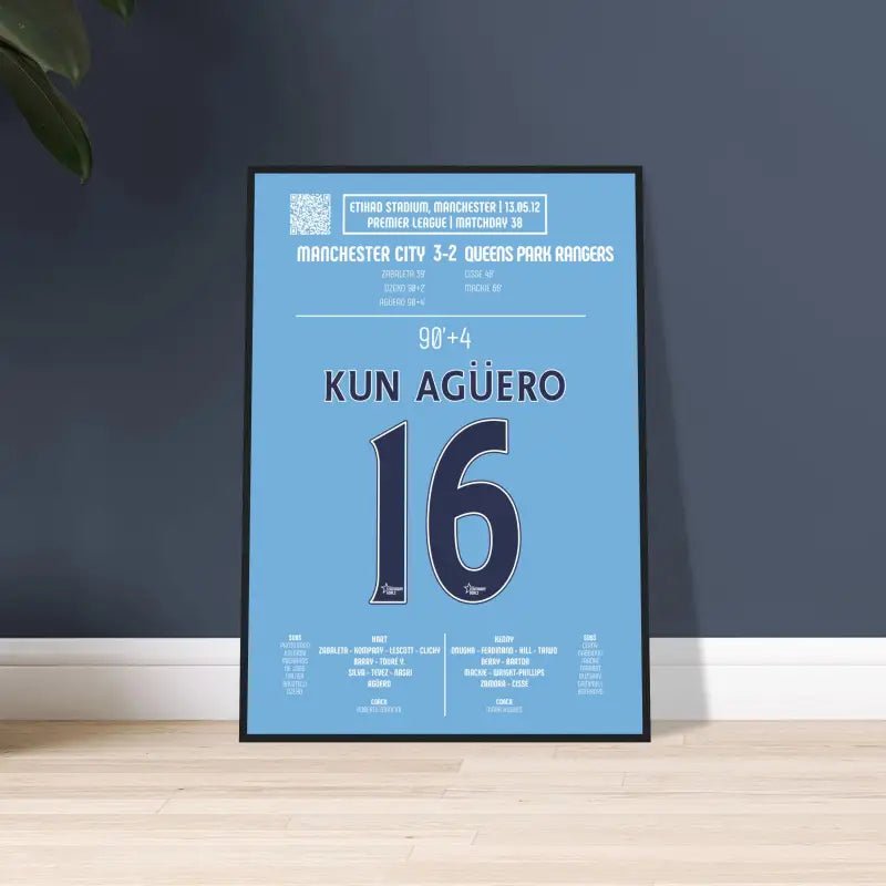 Sergio Agüero : But Décisif contre QPR – Manchester City 2012 - Legendary Goals