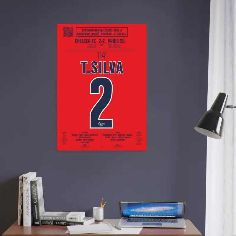Thiago Silva 2015 : But Décisif contre Chelsea - Legendary Goals