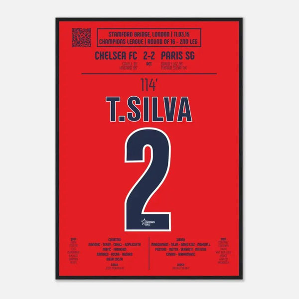 Thiago Silva 2015 : But Décisif contre Chelsea - Legendary Goals