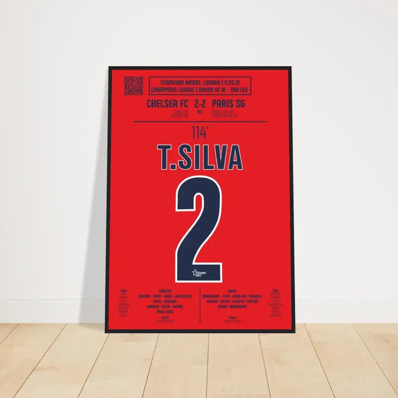 Thiago Silva 2015 : But Décisif contre Chelsea - Legendary Goals