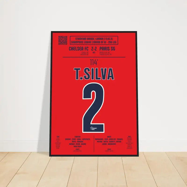 Thiago Silva 2015 : But Décisif contre Chelsea - Legendary Goals