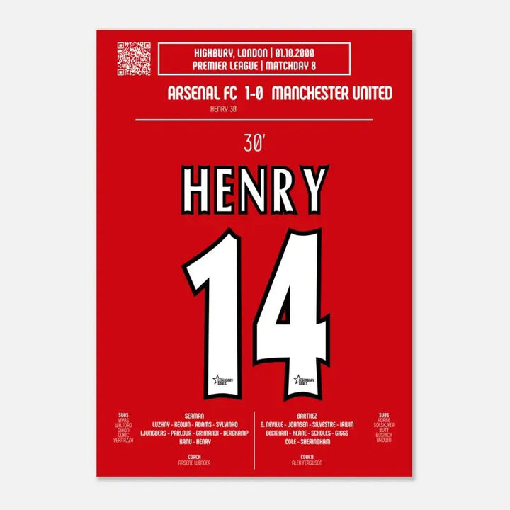 Thierry Henry: Gol emblemática contra Manchester United