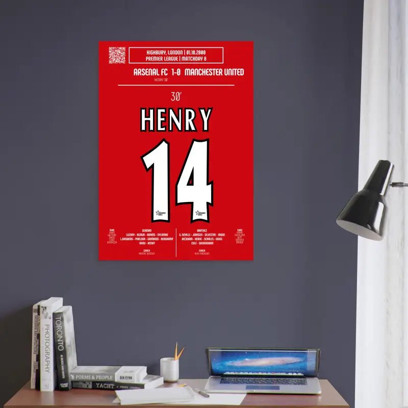 Thierry Henry : But emblématique contre Manchester United – Premier League 2000 - Arsenal - Legendary Goals