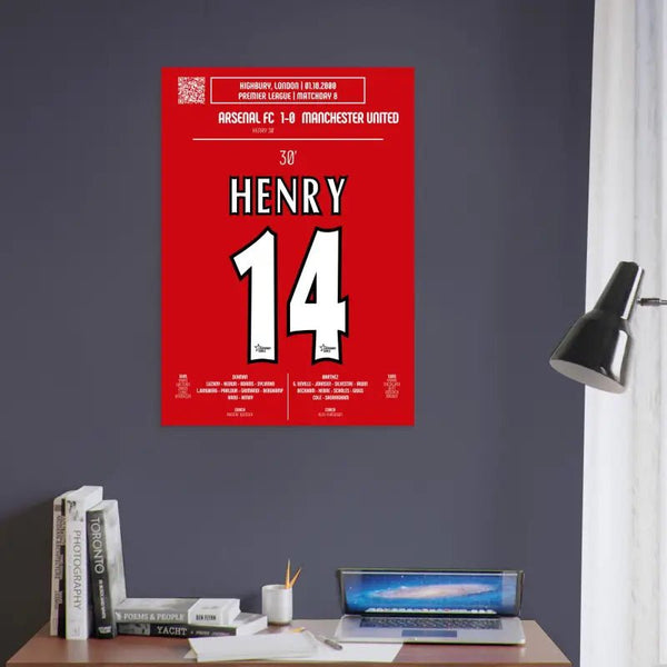 Thierry Henry : But emblématique contre Manchester United – Premier League 2000 - Arsenal - Legendary Goals