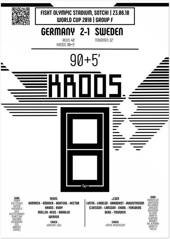 Toni Kroos 2018 : But Iconique contre la Suède - Legendary Goals