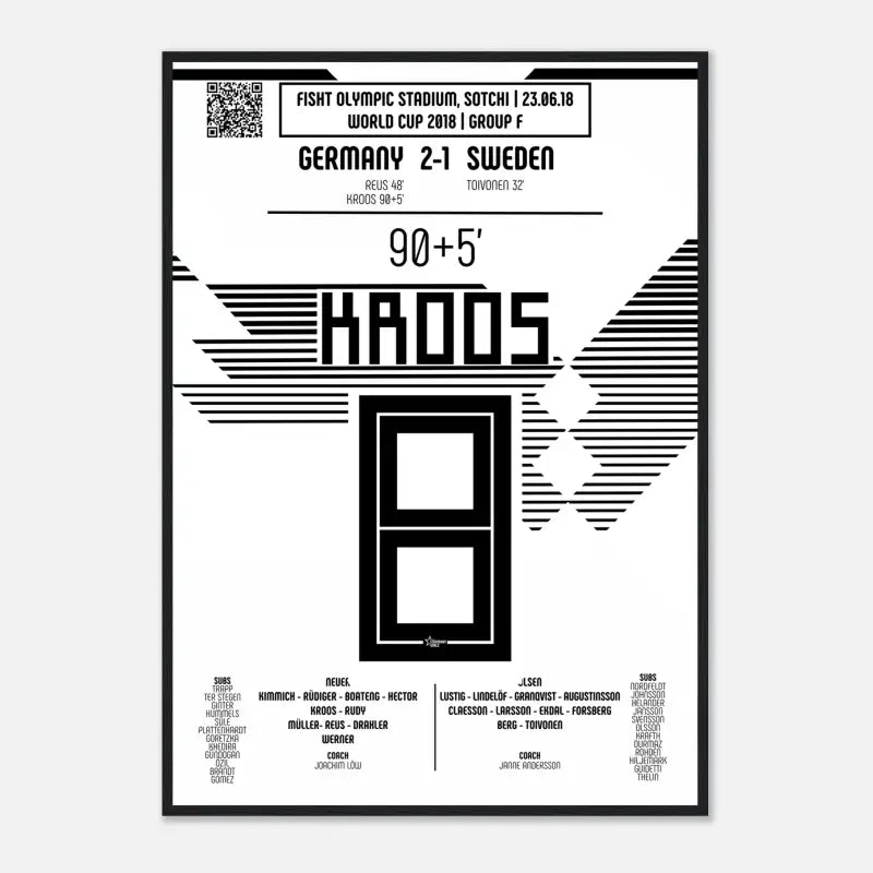 Toni Kroos 2018 : But Iconique contre la Suède - Legendary Goals