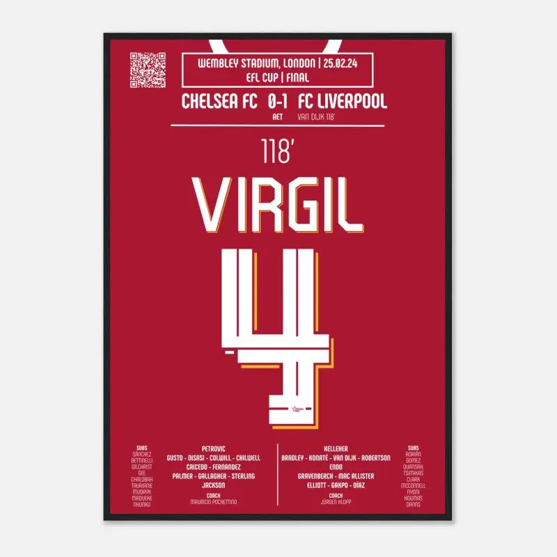 Virgil van Dijk 2024 : But Iconique en Finale de la Carabao Cup - Legendary Goals