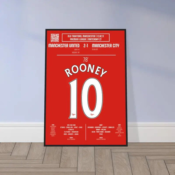 Wayne Rooney : But emblématique contre Manchester City – Manchester United 2011 - Legendary Goals