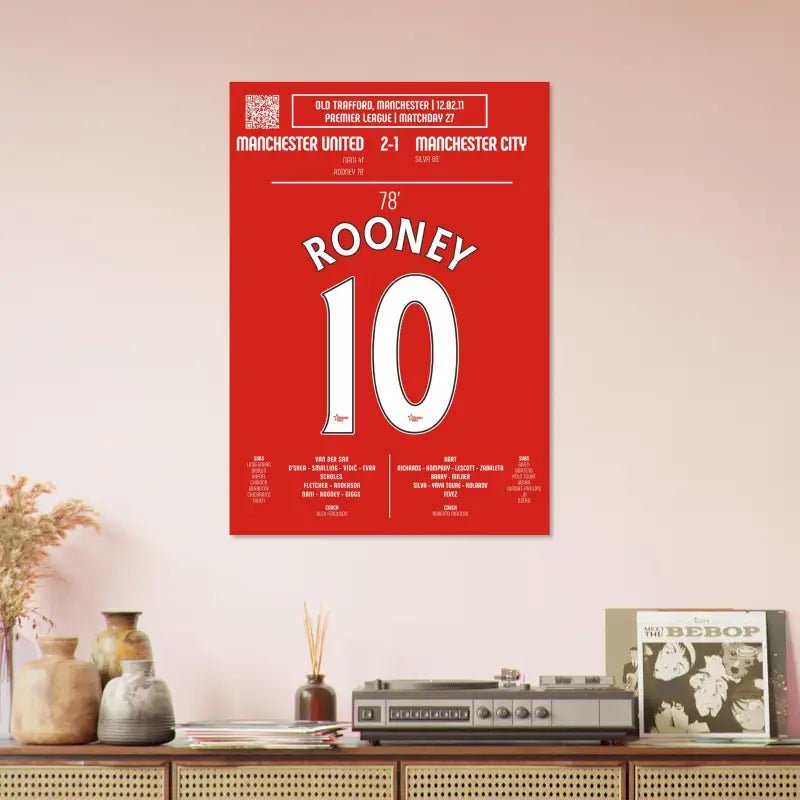 Wayne Rooney : But emblématique contre Manchester City – Manchester United 2011 - Legendary Goals