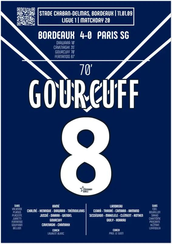 Yoann Gourcuff 2009 : But Iconique Contre le PSG - Legendary Goals