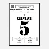 Zinedine Zidane : But emblématique de la finale de la Ligue des champions – Real Madrid 2002 - Legendary Goals